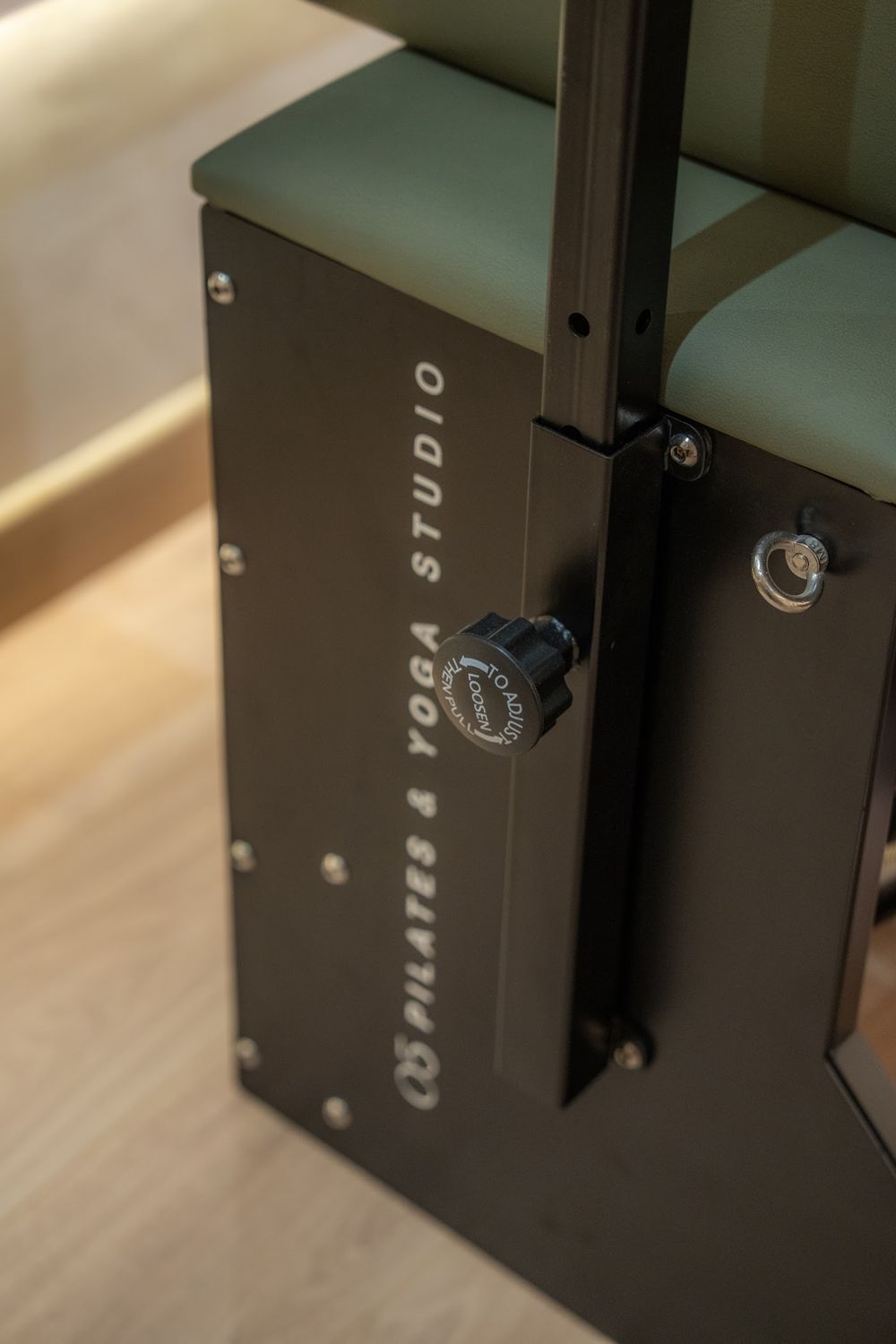 O5 branded reformer in the studio